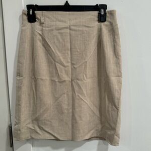 Beige H&M pencil skirt